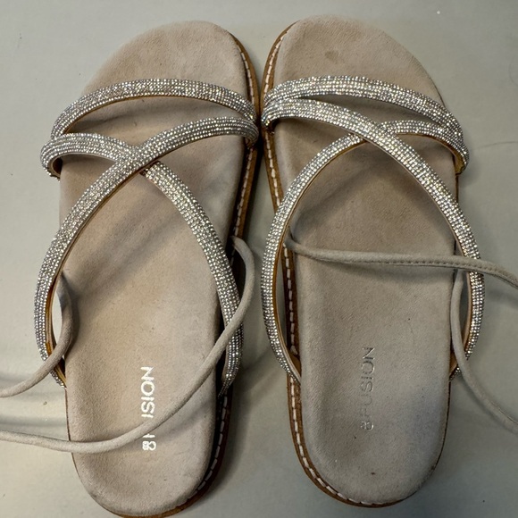 G Fusion Rhinestone Wrap Sandals - Size 7 | Italian-Made - Picture 8 of 15